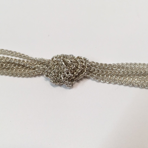 Silver Necklace Set with Pearls - Picture 6 of 11